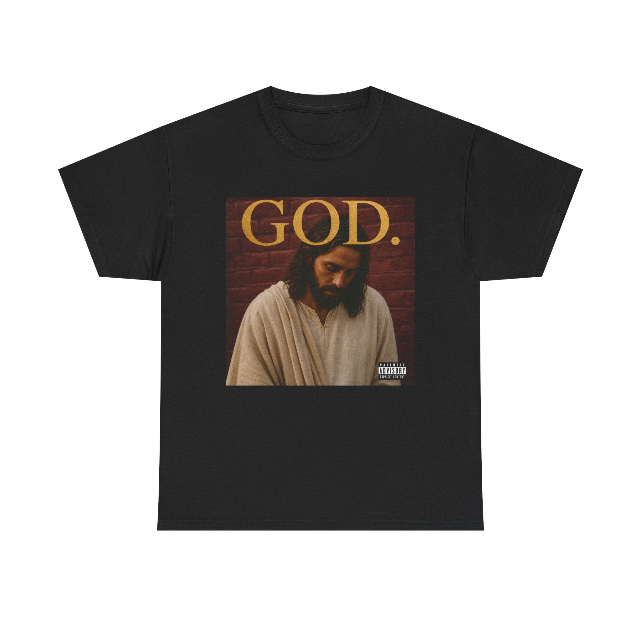 GOD portrait Tee | Jesus image graphic tee, religious faith shirt